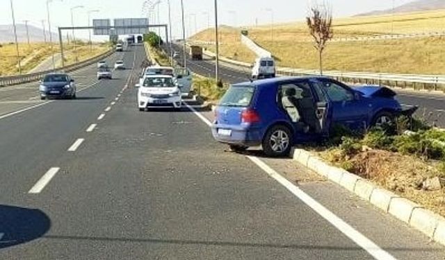 Kırşehir-Mucur yolunda kaza: 1 yaralı