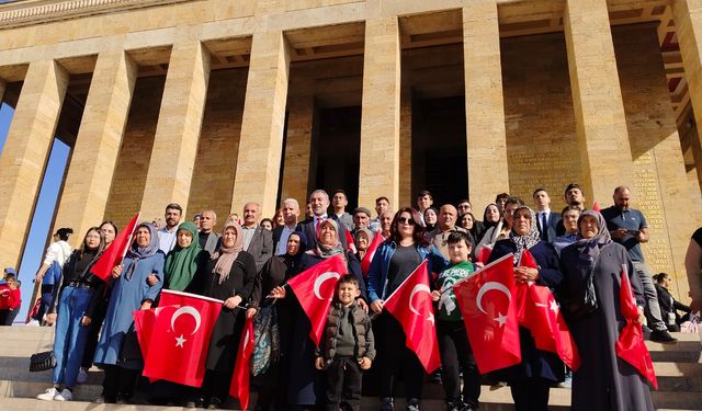 Kırşehir Şehit aileleri Ata'nın huzuruna çıktı