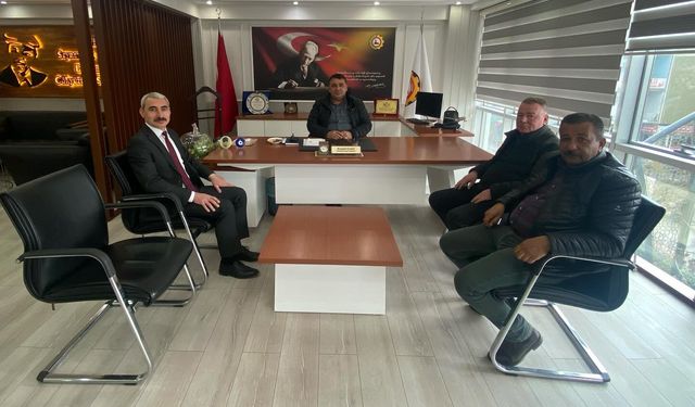 BBP Özbağ Başkan adayı Çanakçı’dan Kırşehir TSO’ya ziyaret