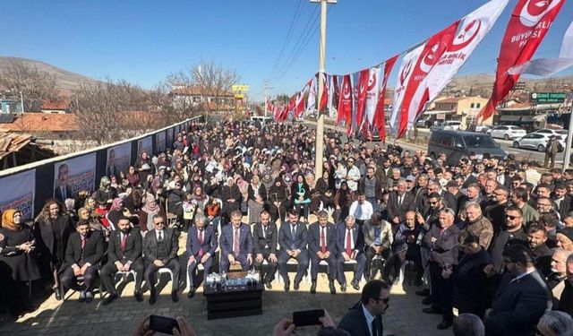 BBP Lideri Mustafa Destici, Özbağ'da coşkulu kalabalığa seslendi