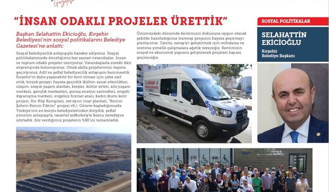 “İNSAN ODAKLI PROJELER ÜRETTİK”