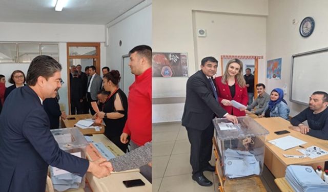 Milletvekilleri Erkan ve İlhan oylarını kullanarak okul ziyaretleri gerçekleştirdi