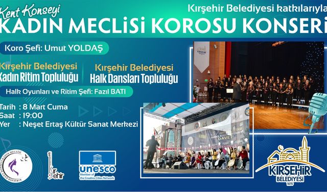 KADIN MECLİSİ KOROSU YARIN KONSER VERECEK