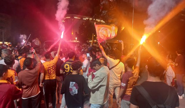 Kırşehir’deki Galatasaraylılardan şampiyonluk sevinci