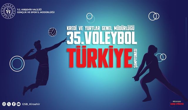 KYGM voleybol heyecanı Kırşehir’de yaşanacak