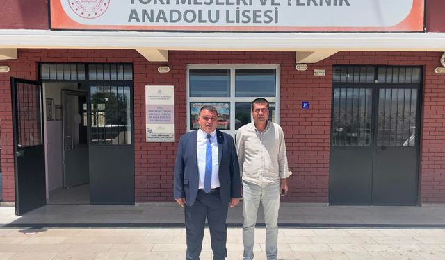 TSO Başkanı Yılmaz’dan  TOKİ Meslek ve Teknik  Anadolu Lisesi’ne ziyaret