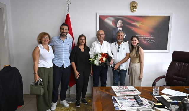 Asaf Koçak’ın ailesinden  Başkan Ekicioğlu’na ziyaret