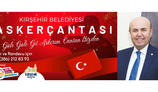 Belediye’den, askere gidecek Mehmetçiklerimize “Asker Çantası”