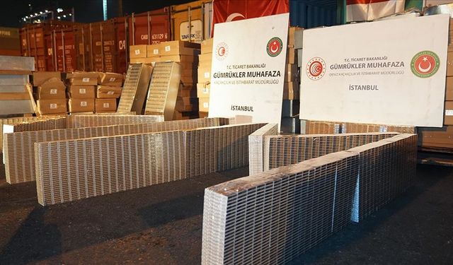 Gümrük Muhafaza ekipleri 230 bin paket kaçak sigara ele geçirdi