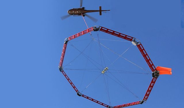 Helikopterle arama çalışmaları devam ediyor