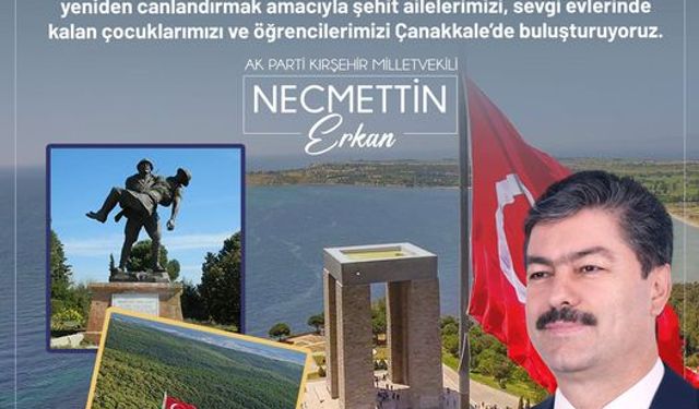 Milletvekili Erkan sözünü yerine getiriyor