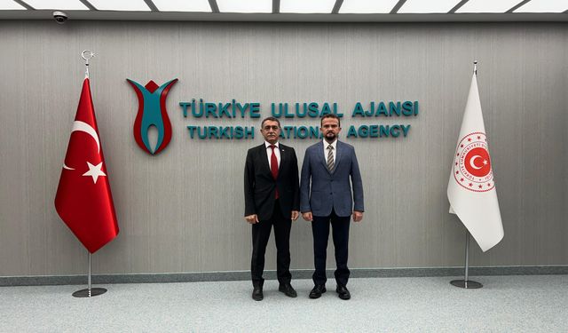 Rektör Karahocagil, Ulusal Ajansı Başkanı İlker Astarcı ile bir araya geldi