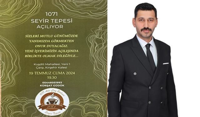 Kırşehir'e yeni bir mekan: 1071 seyir tepesi açılıyor