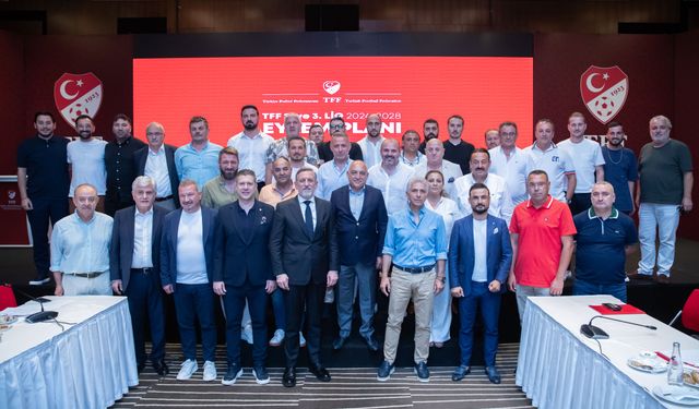 TFF 3. Lig 2024-2028 eylem planı toplantısı yapıldı