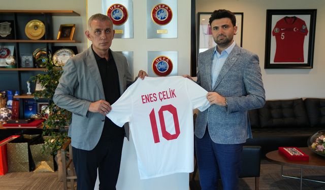 Başkan Çelik, TFF Başkanı Hacıosmanoğlu'nu ziyaret etti