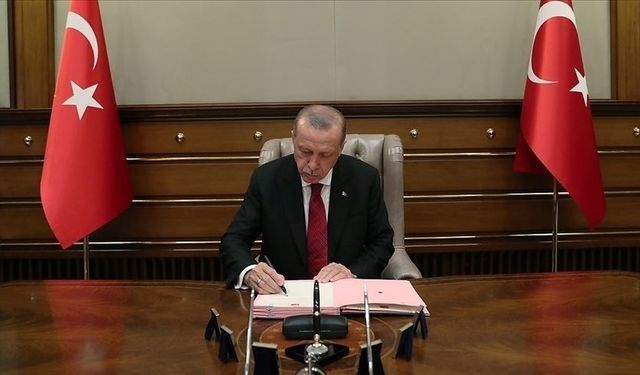 Cumhurbaşkanı Erdoğan imzaladı