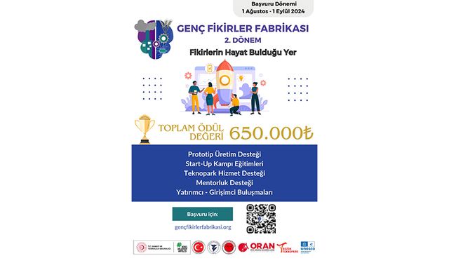 "Genç Fikirler Fabrikası" iş fikri yarışmasının ikinci dönemi başladı