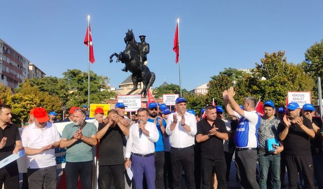 "İLERLEYEN GÜNLERDE DAHA  BÜYÜK EYLEMLER YAPACAĞIZ"