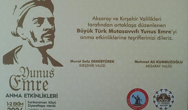 Kırşehir Valiliği ve Aksaray Valiliğinden ortak program!