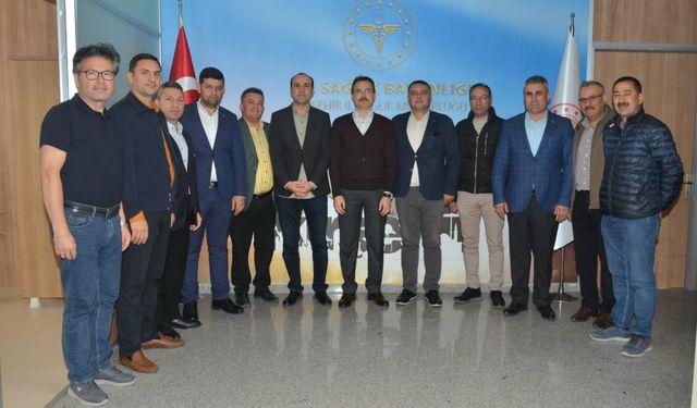 Memur-Sen'den yeni İl Sağlık Müdürü Ersoy'a ziyaret