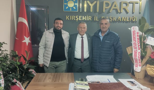 Kırşehir Çiğdem Gazetesi'nden İyi Parti İl Başkanı'na Ziyaret