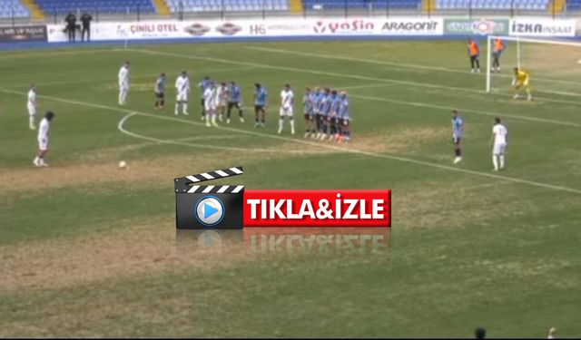 İŞTE O 3 PUANI GETİREN GOL