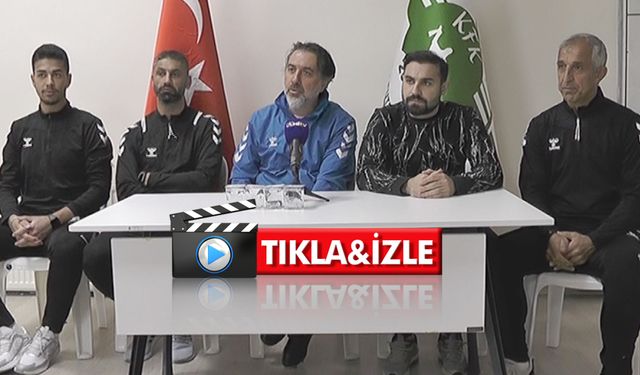 KIRŞEHİRSPOR’UN HOCASI KILAVUZ, AÇIKLAMALARDA BULUNDU