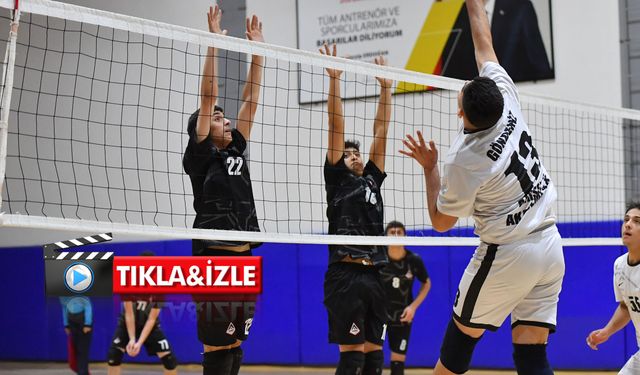 VOLEYBOL GENÇ ERKEKLERDE 2.GÜN MAÇLAR OYNANDI