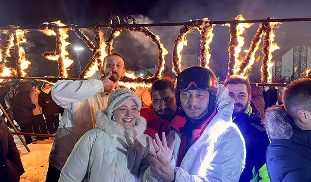 "2025 Avrupa Kış Sporları Başkenti" kapsamında Palandöken'de gösteriler yapıldı