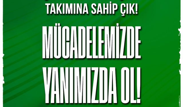 Kırşehirspor, sizin desteklerinizi bekliyor