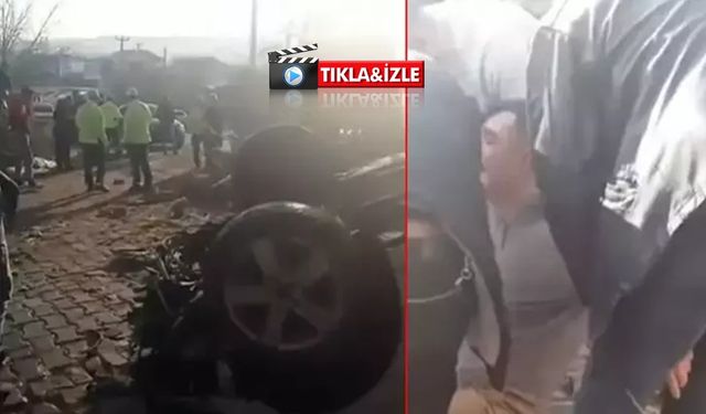 Otomobiliyle evin bahçesine uçan alkollü sürücünün ricası; Ne olur polisi aramayın