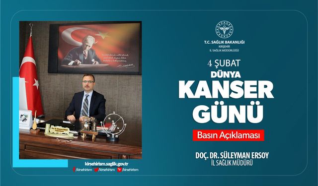 “Kanser ülkemizde ölüm nedenleri arasında ikinci sırada”
