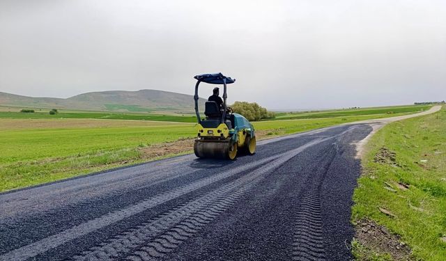 Kırşehir İl Özel İdaresi Karıncalı Köyü yolunda çalışma yaptı