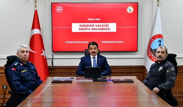 Kırşehir’de Güvenlik Raporu Açıklandı:  Nisan Ayı Değerlendirmesi
