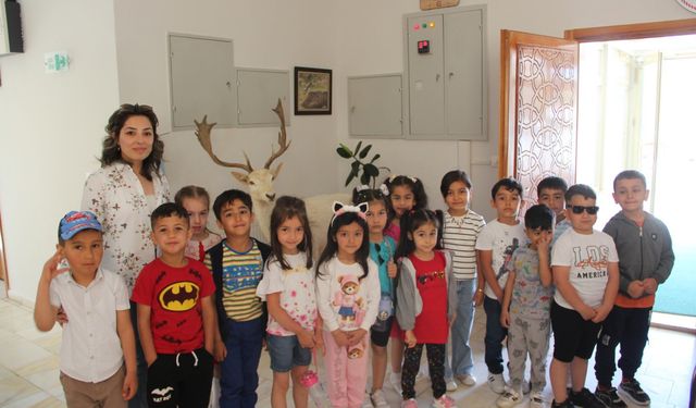 Kırşehir’de minikler eğitim gezisinde doğayı keşfetti