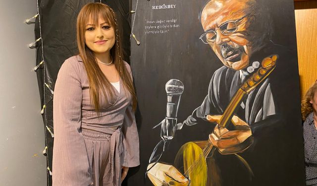 Neşet Ertaş Tablosu Yıl Sonu Sergisine Damga Vurdu