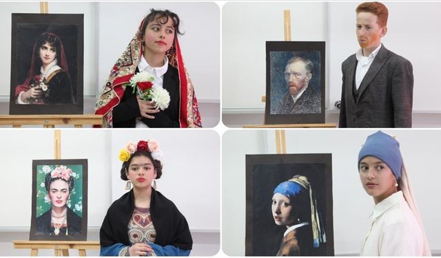 Ressamların eseri hayat buldu
