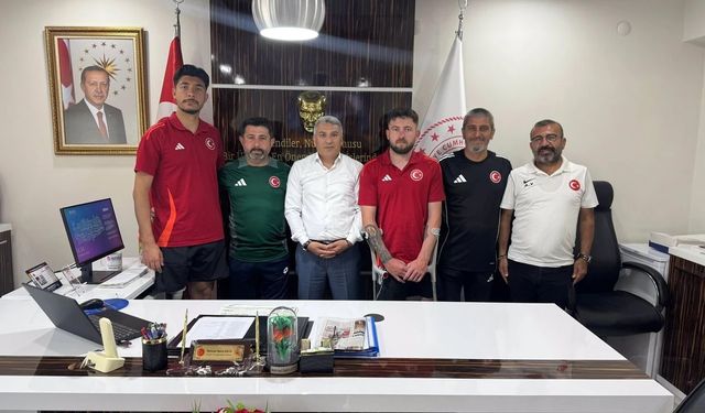 Ampute takımın ziyaretleri sürüyor