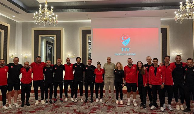 Antrenörlük kursu yapıldı