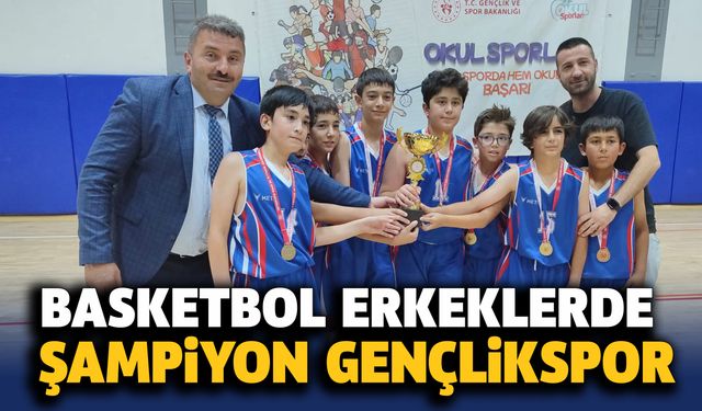 U12 Basketbol erkeklerde Gençlikspor şampiyon