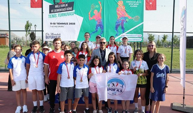 15 Temmuz şehitleri, Kayseri’de tenis turnuvasıyla anıldı