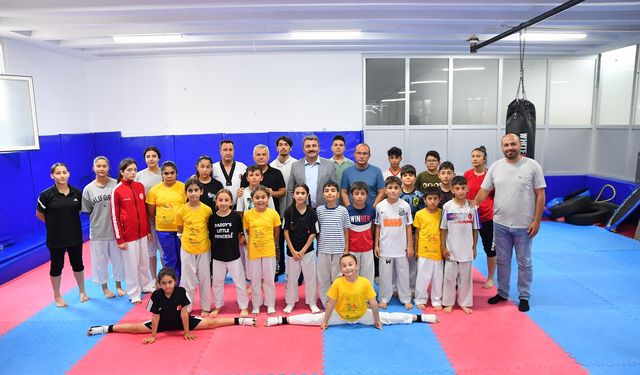 Taekwondo çalışmaları sürüyor