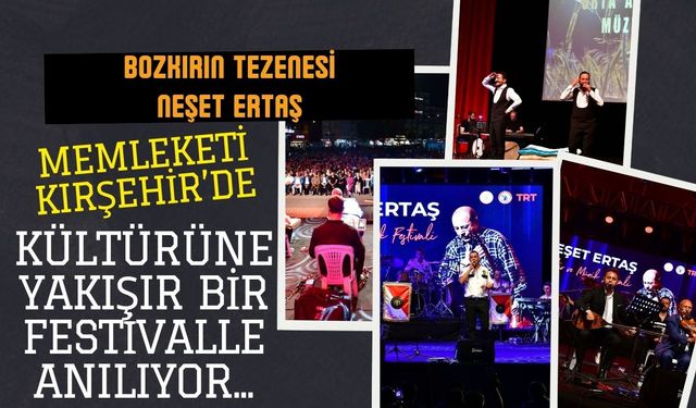 Neşet Ertaş Kültür ve Müzik Festivali'nin 2. gününde bakın neler oldu?
