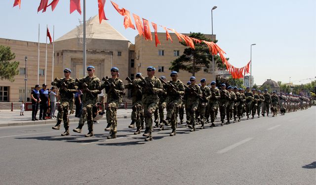 30 Ağustos Zafer Bayramı tören provası tamamlandı