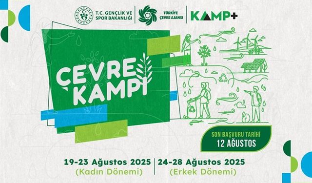 KAMP+ çevre kampı başvuruları başladı!