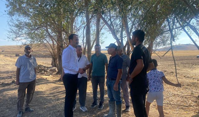 Kaymakam Erdoğan’dan Eldelek Ortaoba Köyü’ne Altyapı Denetimi