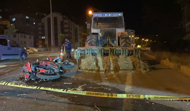 Traktör kazası can aldı