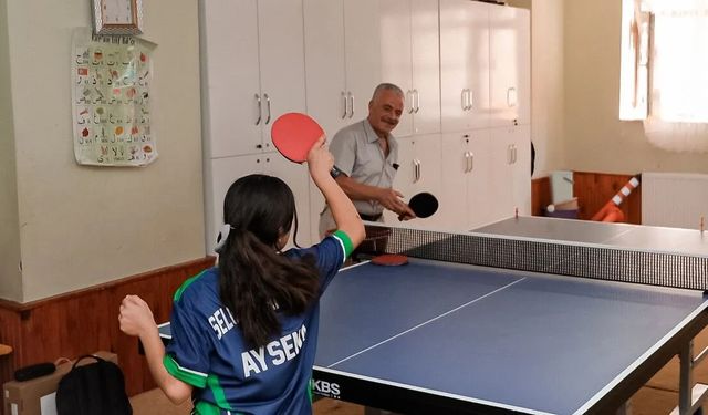 Kırşehir’de Masa Tenisi Spor Kulübü gençlerin yeni buluşma noktası
