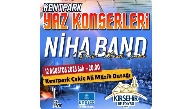 Niha Band ile Rock Müziğin Ritmi Kentpark’ta Yankılanacak
