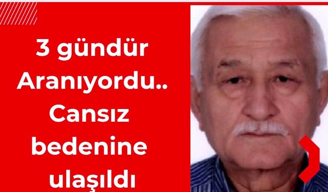 3 gündür aranıyordu, Çiçekdağı Ormanlığı'nda cansız bedenine ulaşıldı